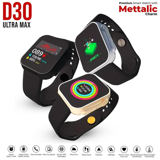 : D30 Ultra Max Smart Bracelet black