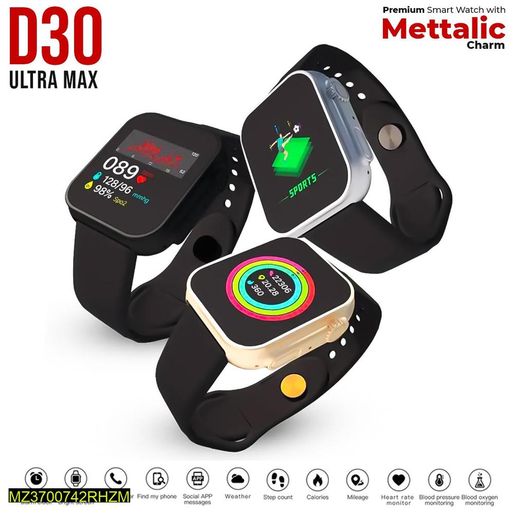 : D30 Ultra Max Smart Bracelet black